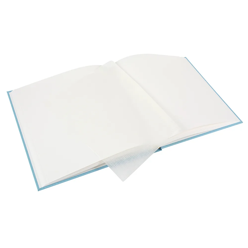 Goldbuch Bella Vista valokuva-albumi 30×31 taivaansininen avattu Goldbuch Bella Vista valokuva-albumi 30×31 taivaansininen