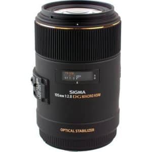 Sigma 105mm f2.8 macro objektiivi