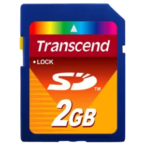 Transcend 2GB SD muistikortti