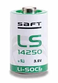 Lithium paristo 1/2 AA (LS-14250), valmistaja SAFT