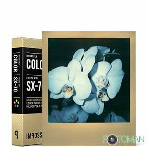 Impossible SX 70 Color Gold Frame, pikafilmi