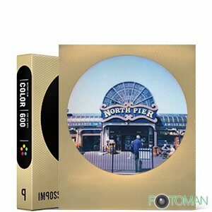 Impossible 600 Color - Round Frame Gold, pikafilmi