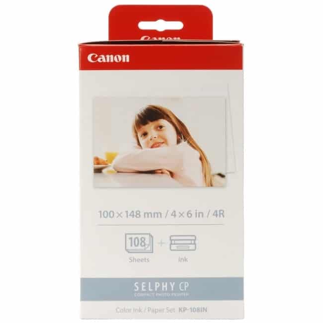 Canon Selphy KP-108 paperi + ribbon