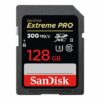 Sandisk Extreme Pro 128GB - 300MB/s UHS-II U3, muistikortti