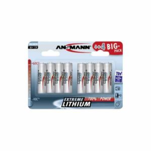 Ansmann Extreme Lithium AA-paristo, 4+4kpl