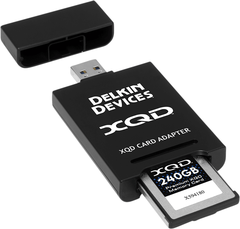 Delkin Premium USB 3.1 XQD -muistikortinlukija