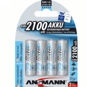 NiMH akku AA-koko 2100mAh 4 kpl pakkaus