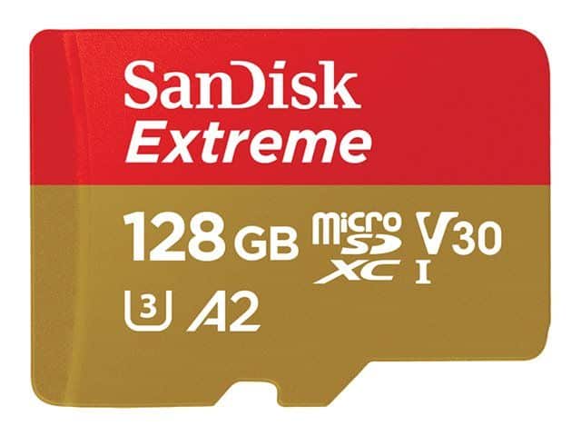 Sandisk Extreme 128GB MicroSDXC + SD Adapter 160MB/S
