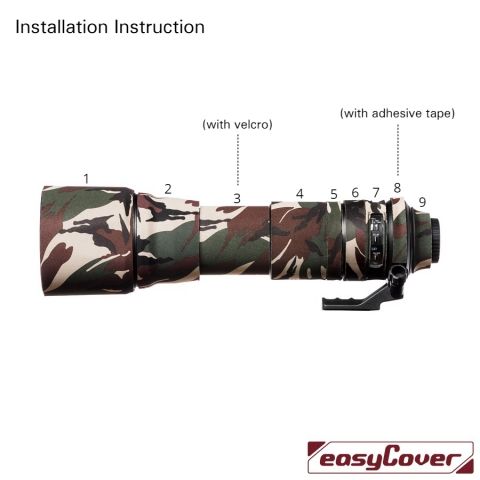 Easycover Lens Oak objektiivisuoja (green camouflage) Tamron 150-600mm