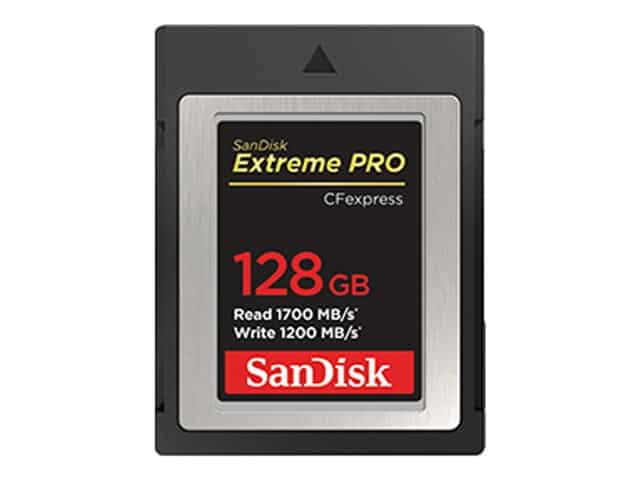 Sandisk Extreme Pro 128GB CFexpress TYPE B 1700MB/1200MB/s