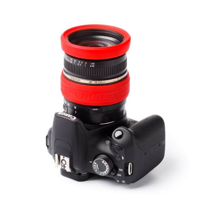 easyCover 52 mm lens Rim objektiivinsuoja punainen