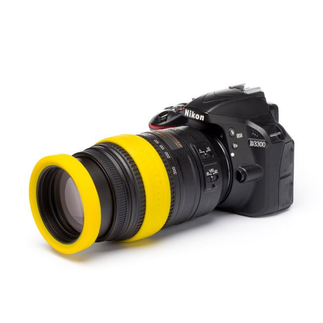 easyCover 58 mm lens Rim objektiivinsuoja keltainen