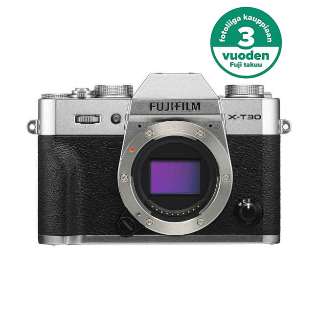 Fujifilm X-T30 digijärjestelmäkamera, hopea