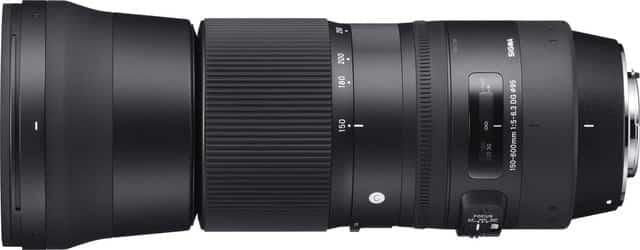 Sigma 150-600 mm F 5-6.3 DG OS Contemporary objektiivi, Canon