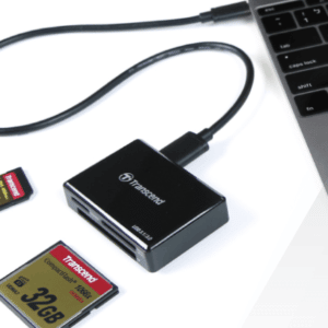 Transcend USB 3.1 kortinlukija USB-C liittimellä