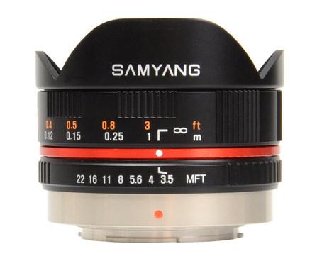Samyang 7.5 mm f/3.5, MFT bajonetti, musta