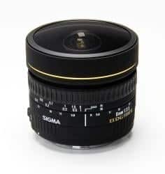 Sigma 8 mm f/3.5 EX DG Fisheye objektiivi, Canon