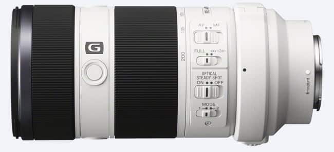 Sony FE 70-200mm F4 G OSS objektiivi