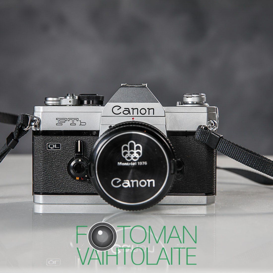 Käytetty Canon FTB Ql & FD 50mm f/1.8 s.c