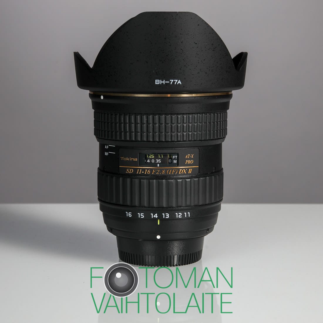 MYYTY Käytetty Tokina 11-16mm f/2.8 DX II (Nikon dx)
