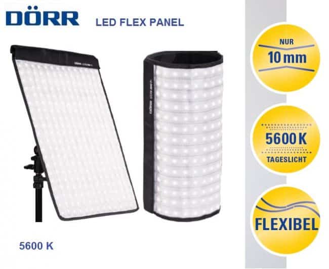 Dörr LED valomatto FX-3040 DL KIT: 2x LED, 2x jalusta + laukku