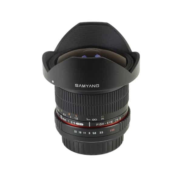 Samyang 8mm f/3.5 Fisheye CSll objektiivi, Canon