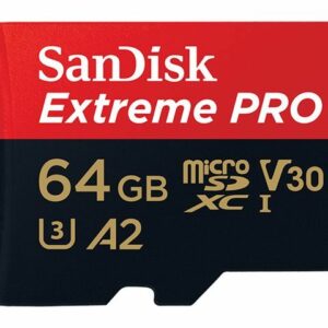 Sandisk Extreme Pro 64GB, micro SDXC muistikortti + SD Adapter 170MB/S