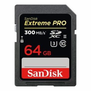 Sandisk Extreme Pro 64GB SDXC - 300MB/s UHS-II U3, muistikortti