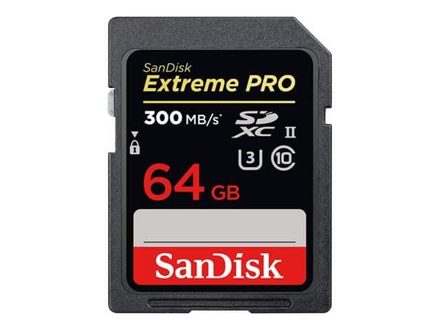 Sandisk Extreme Pro 64GB SDXC – 300MB/s UHS-II U3, muistikortti