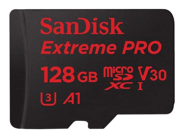 Sandisk Extreme Pro microSDXC 128GB + SD Adapter + Rescue, muistikortti