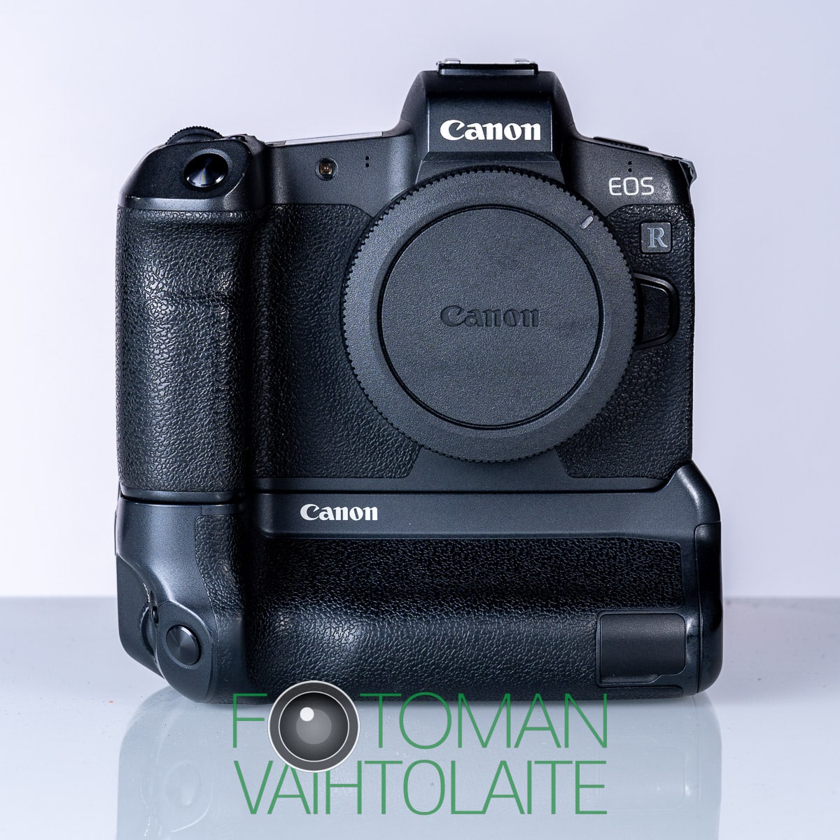 Käytetty Canon Eos R runko & BG-E22 akkukahva (shutter count: 73 000)