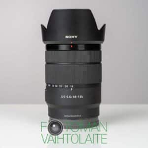 Käytetty Sony SEL 18-135mm f/3.5-5.6 OSS
