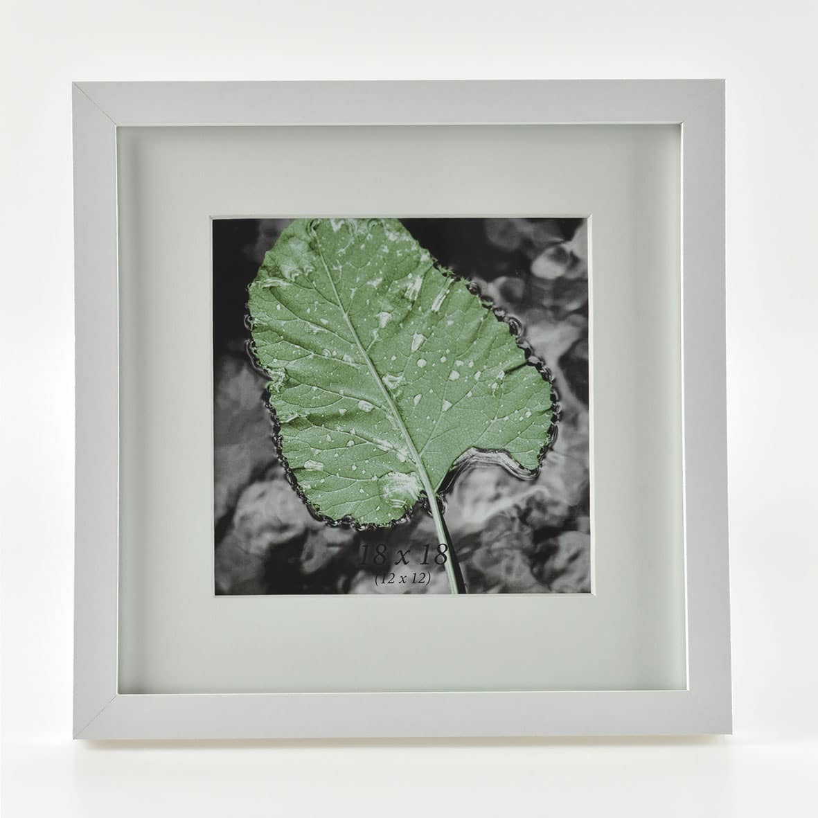 18x18cm Kehys Paspartuurilla valkoinen Fotoman