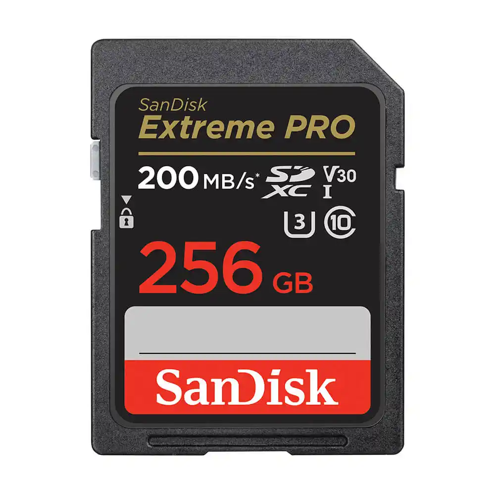 SANDISK EXTREME PRO SDXC 256GB – 200MB:S