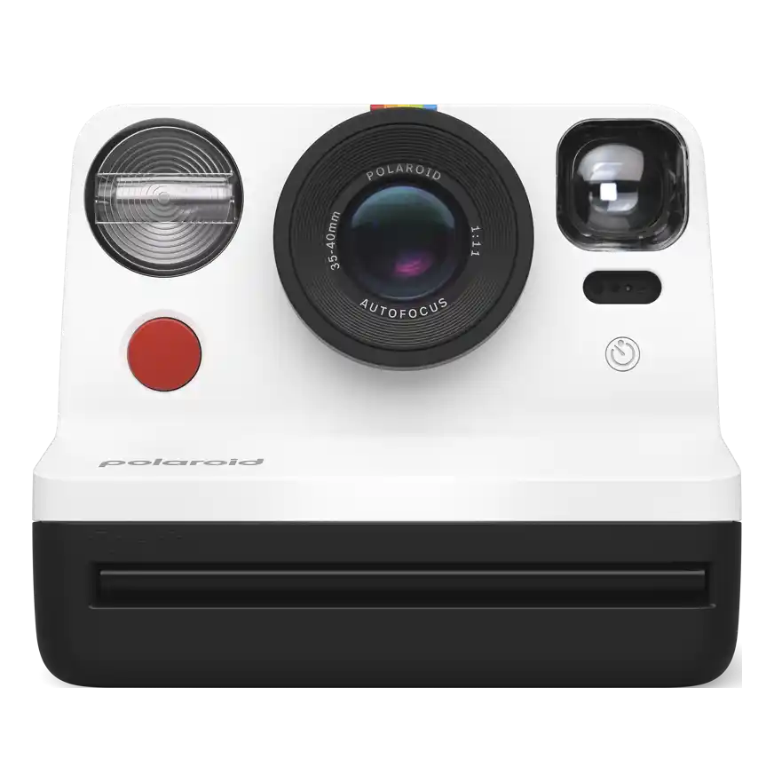 Polaroid Now Gen 2 valkomusta sivuviisto
