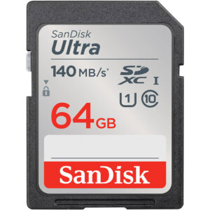 SANDISK Muistikortti SDXC Ultra 64GB 140MB/s