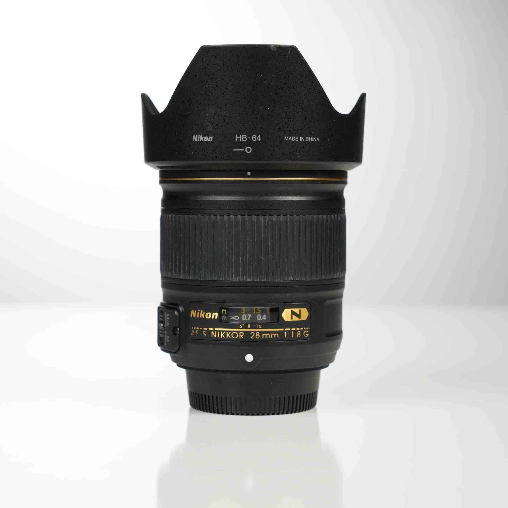Käytetty Nikon Nikkor 28mm f1.8 G-1 Käytetty Nikon Nikkor 28mm f1.8 G-1