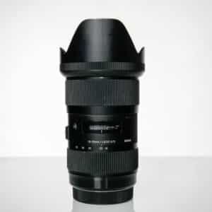 Käytetty Sigma 18-35mm f1.8 DC ART Canon