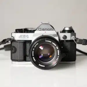 Käytetty Canon AE-1 Program & FD 50mm f/1.4 S.S.C