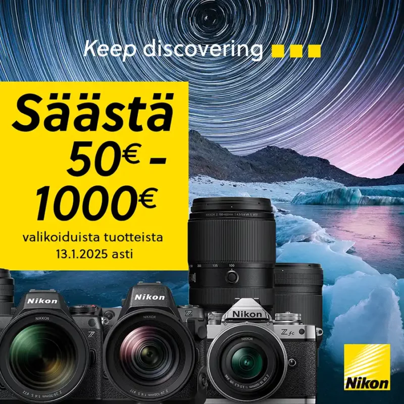 Nikon säästä kampanja