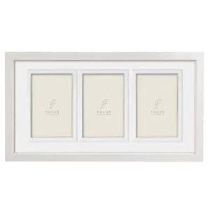 Focus Dahlia 3-kuvan kehys 13x18 cm - valkoinen