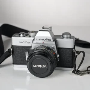 Käytetty Minolta SR-T 101 & MD 50mm f1.7