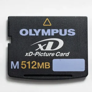 Käytetty Olympus xD - muistikortti