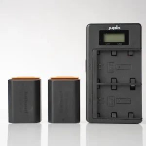 Käytetty Jupio usb laturi & 2 akkua