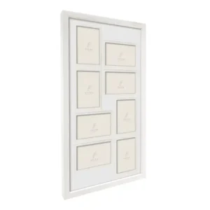 Focus Dahlia 32x64cm kollaasikehys valkoinen - 10x15cm kuville