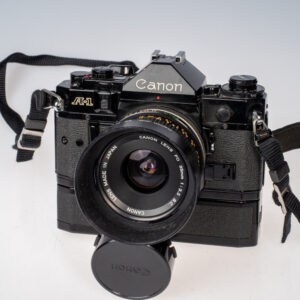 Käytetty Canon A-1 & FD 35mm f3.5 S.C