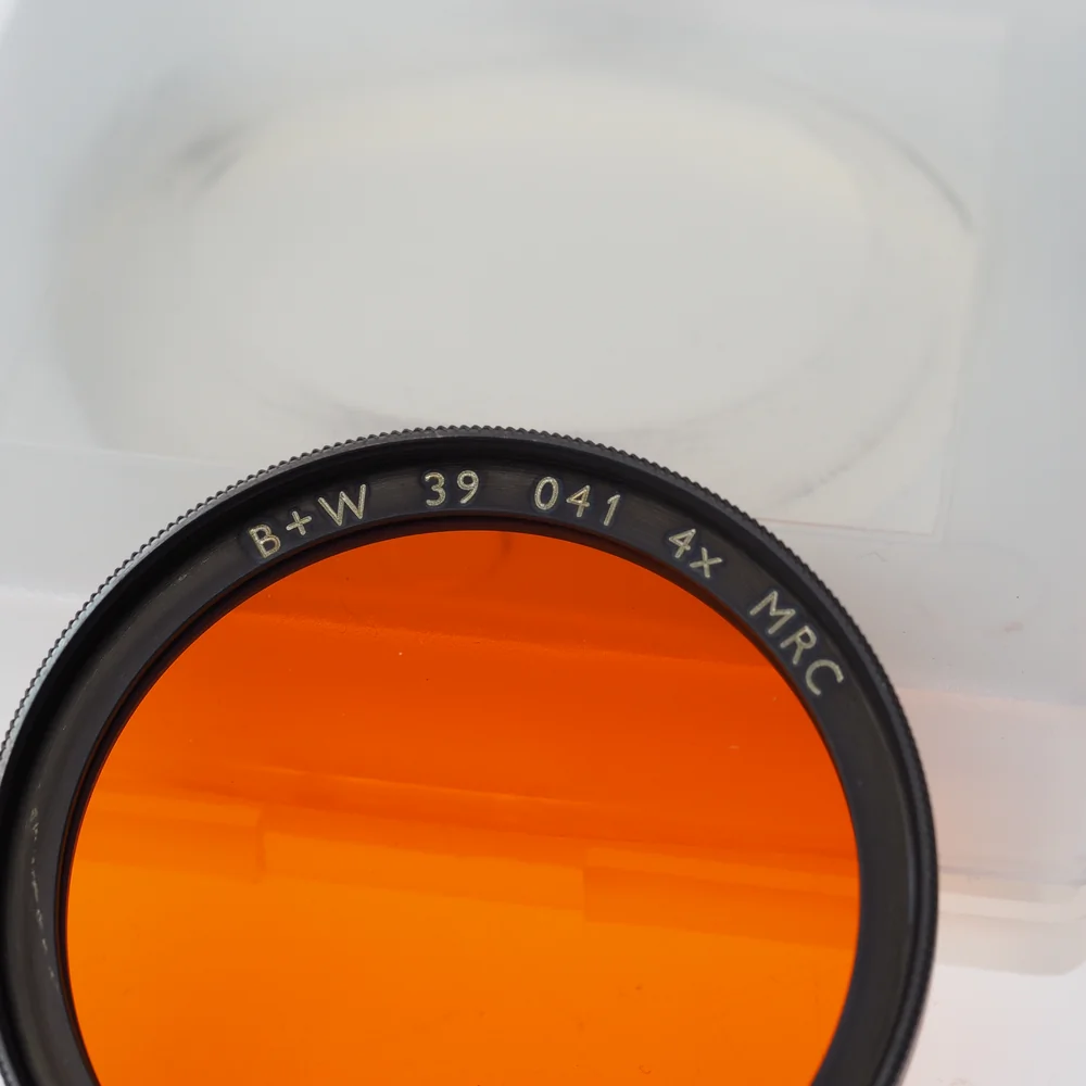 Käytetty B+W 39mm 041 oranssisuodin MRC 4x
