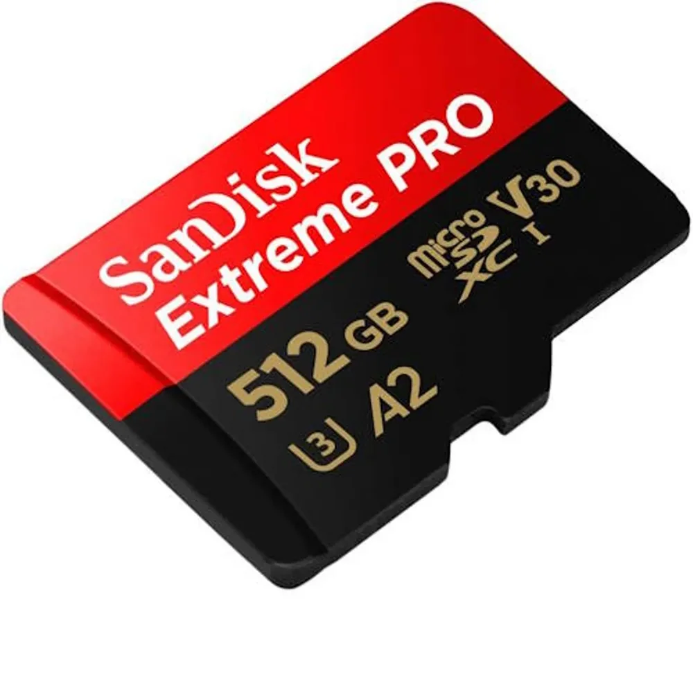 SANDISK MicroSDXC Extreme Pro 512GB 200MBs A2 C10 V30 UHS-I-4 SANDISK MicroSDXC Extreme Pro 512GB 200MBs A2 C10 V30 UHS-I-4