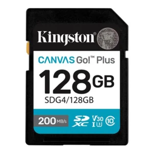 Kingston 128GB Canvas Go Plus Gen4 V30 SDXC