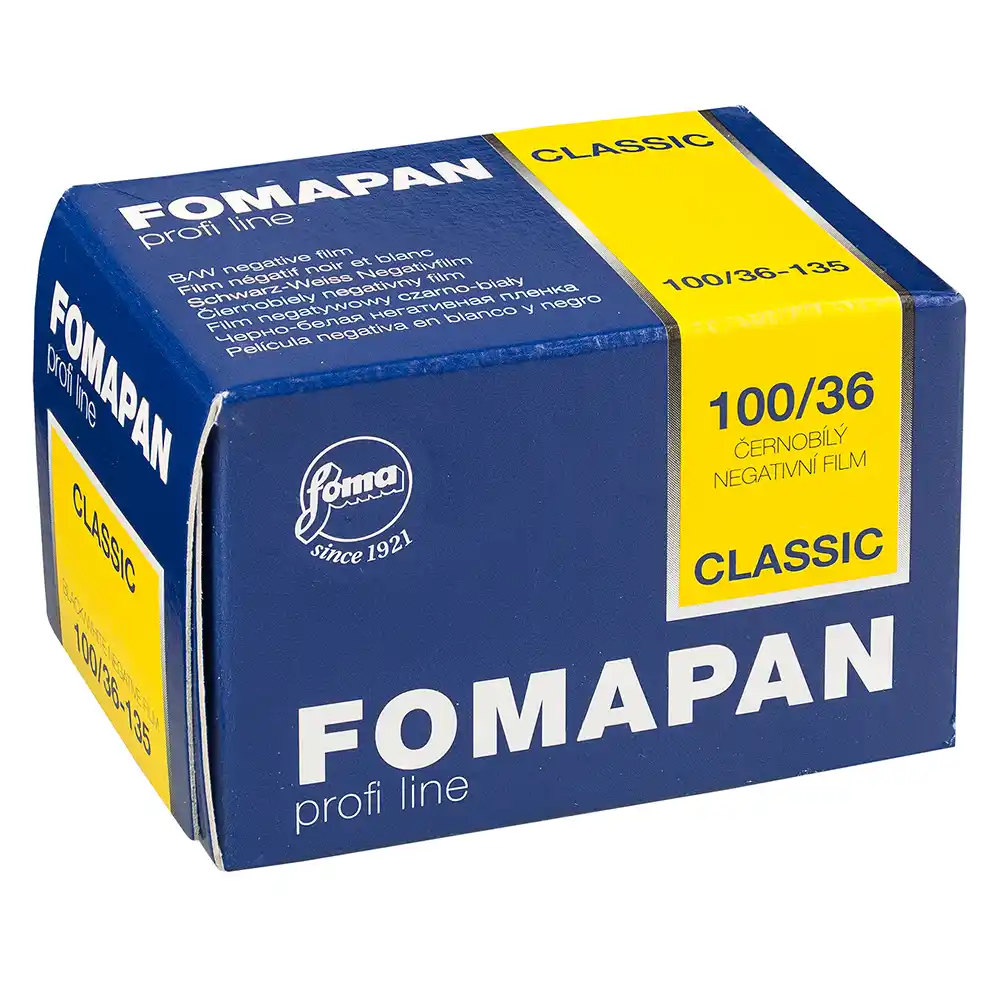 Foma Fomapan 100 mustavalofilmi Foma Fomapan 100 mustavalkofilmi
